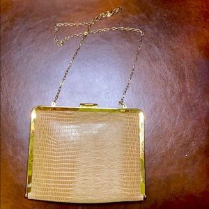 Vintage Faux Crocodile Purse